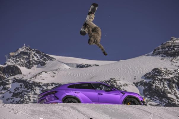 Von den Straßen von Sant’Agata zu den schneebedeckten Gipfeln des Matterhorns: ein Tagesausflug im Lamborghini-Stil